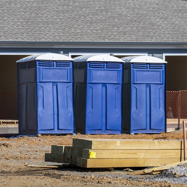 are there any restrictions on what items can be disposed of in the porta potties in Modest Town Virginia